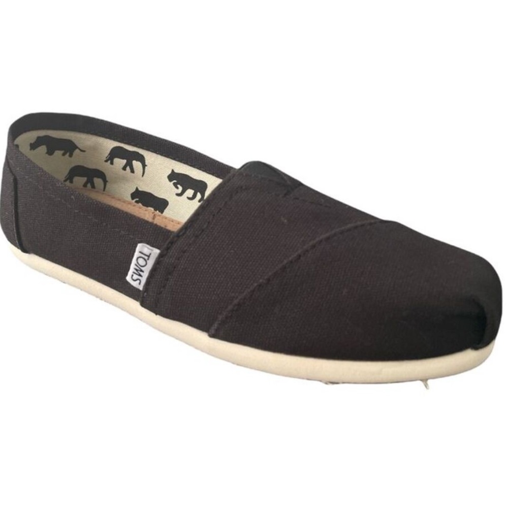 Toms classic slip on W8.5 in Black